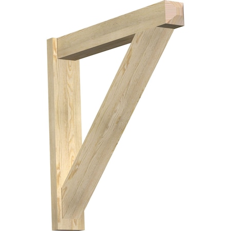 Ekena Millwork Traditional Rough Sawn Craftsman Outlooker, Douglas Fir, 6"W x 36"D x 36"H OUT06X36X36TRA04RDF